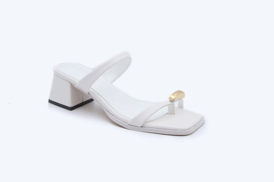 White Nova Walk Heel