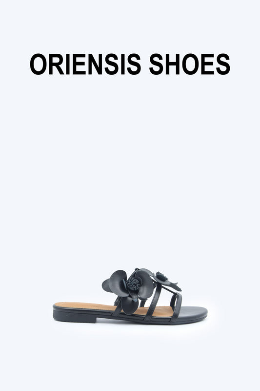 Black Etoile Step Heel