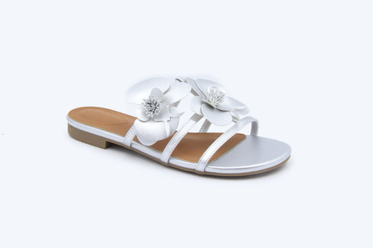 Silver Etoile Step Heel