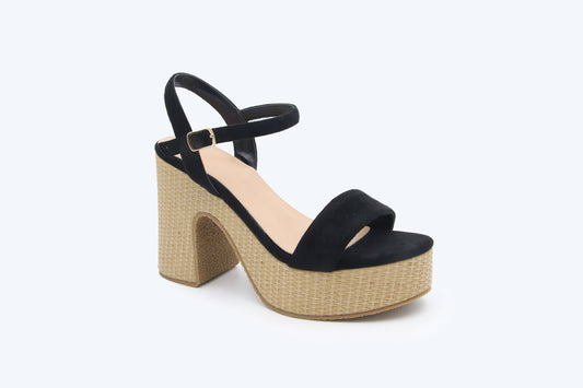 Black Grace Loop Heel