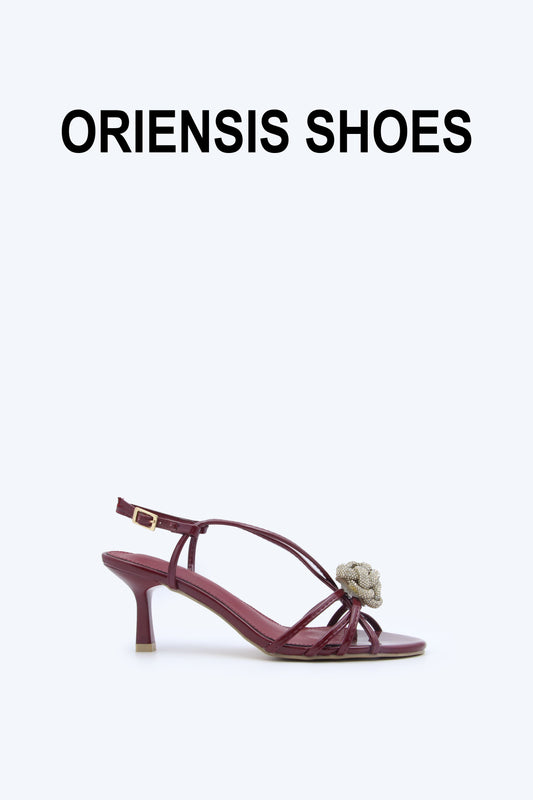 WineRed Orbit Step Heel