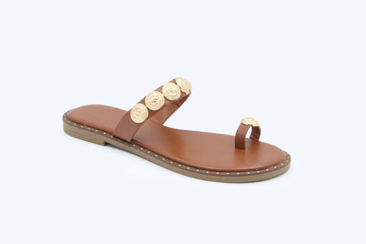 Brown Muse Twist Flat