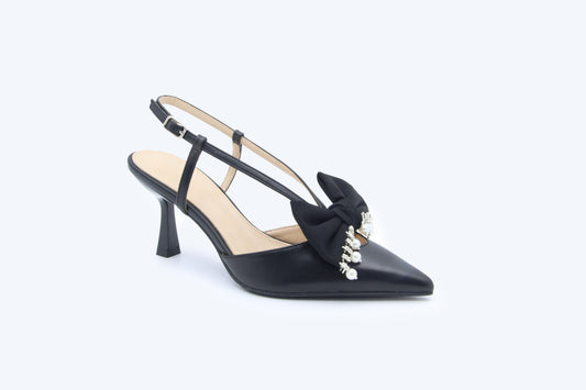 Black Bella Curve Heel