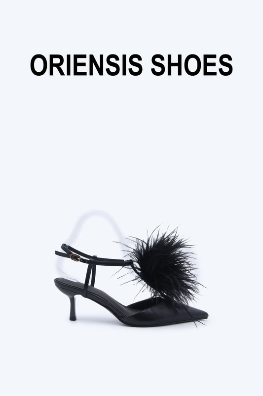 Black Fur Eden Heel