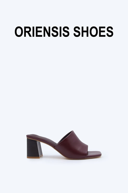 WineRed Velvet Noir Sandal