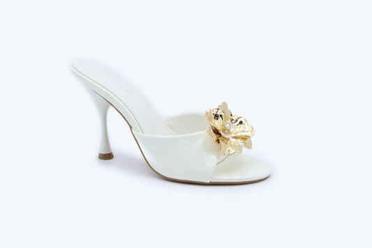 White Starlet Strap Sandal
