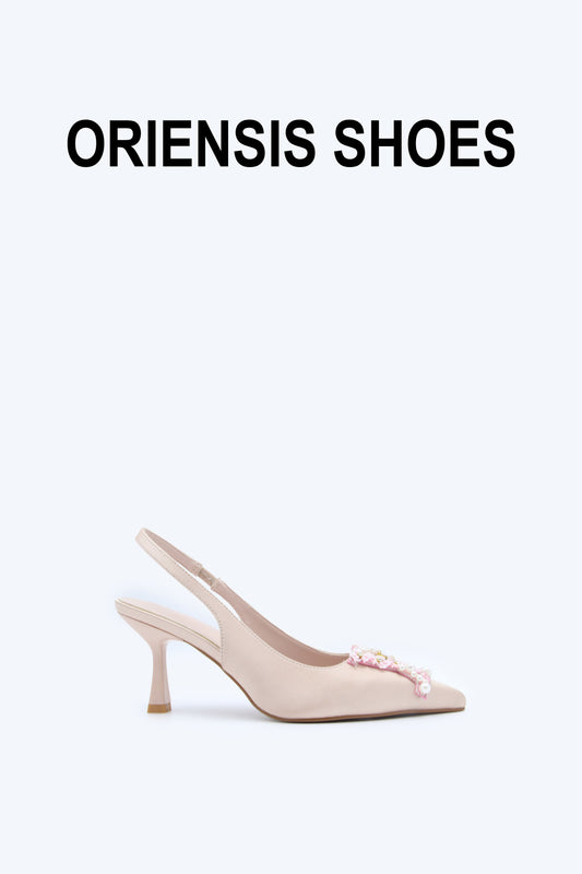Pink Flora LV Heel