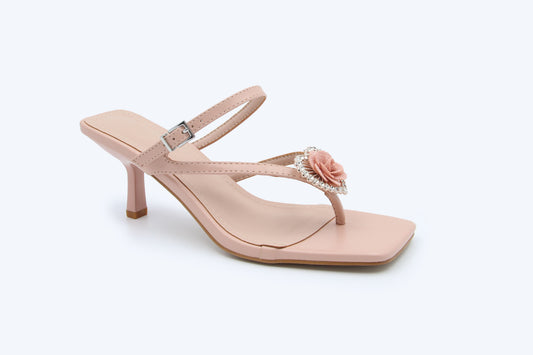 Pink Diamond Heart Sandal