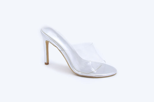 Clear Bling Mule Sandal