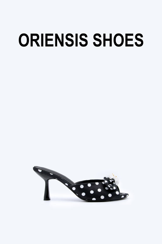 Black Buckle Strap Sandal