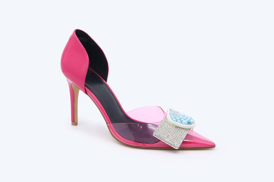 Pink Chic Diamond Heel