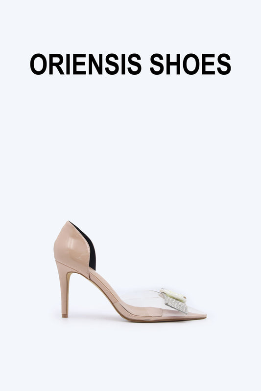 Nude Chic Diamond Heel