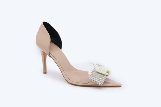 Nude Chic Diamond Heel