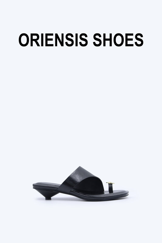 Black Toe Gem Sandal