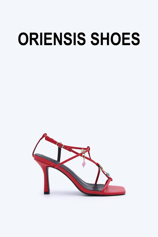 Red Seaside Charm Heel