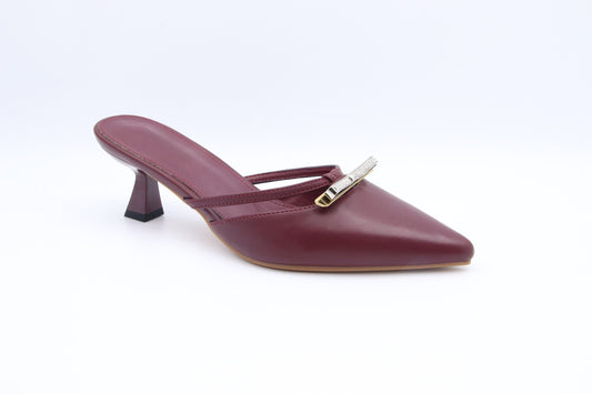 Red Sleek Pointed Sandal