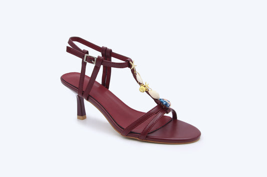 WineRed Seaside Charm Heel