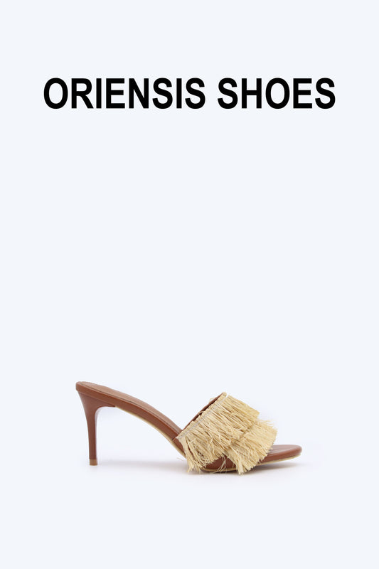 Brown Tassel Allure Sandal