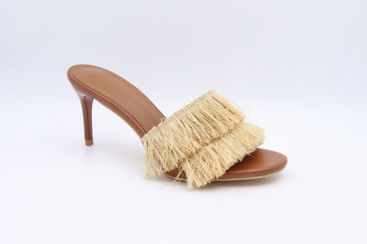 Brown Tassel Allure Sandal