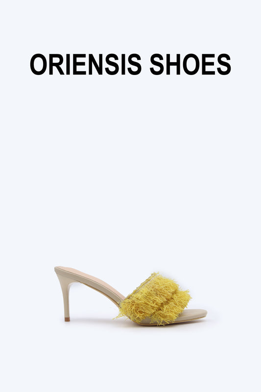 Yellow Tassel Allure Sandal