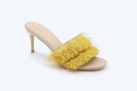 Yellow Tassel Allure Sandal