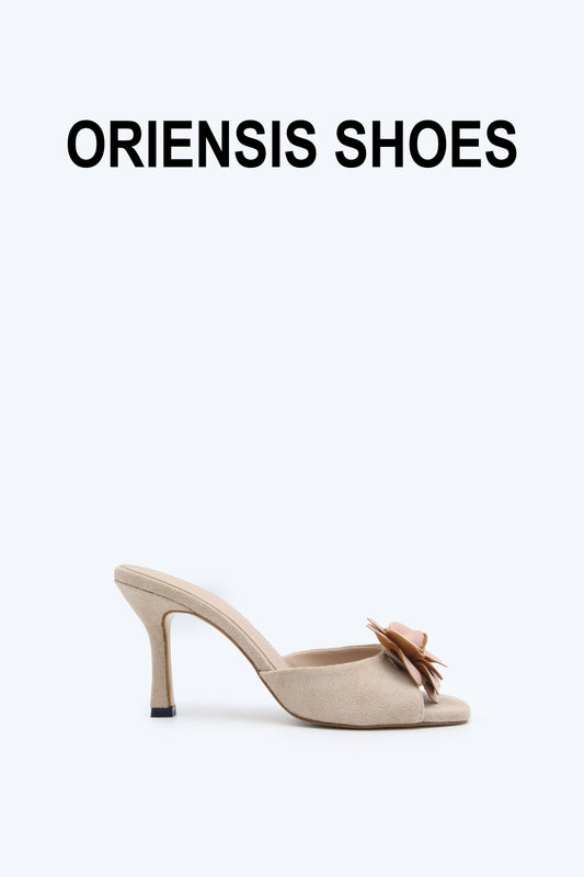 Nude Flora Mule Sandal