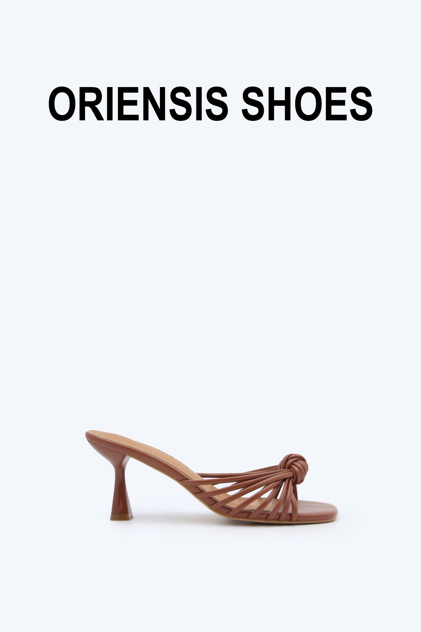 Brown Twist Knot Sandal