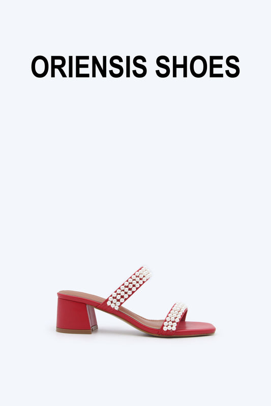 Red Elegant Strand Sandal