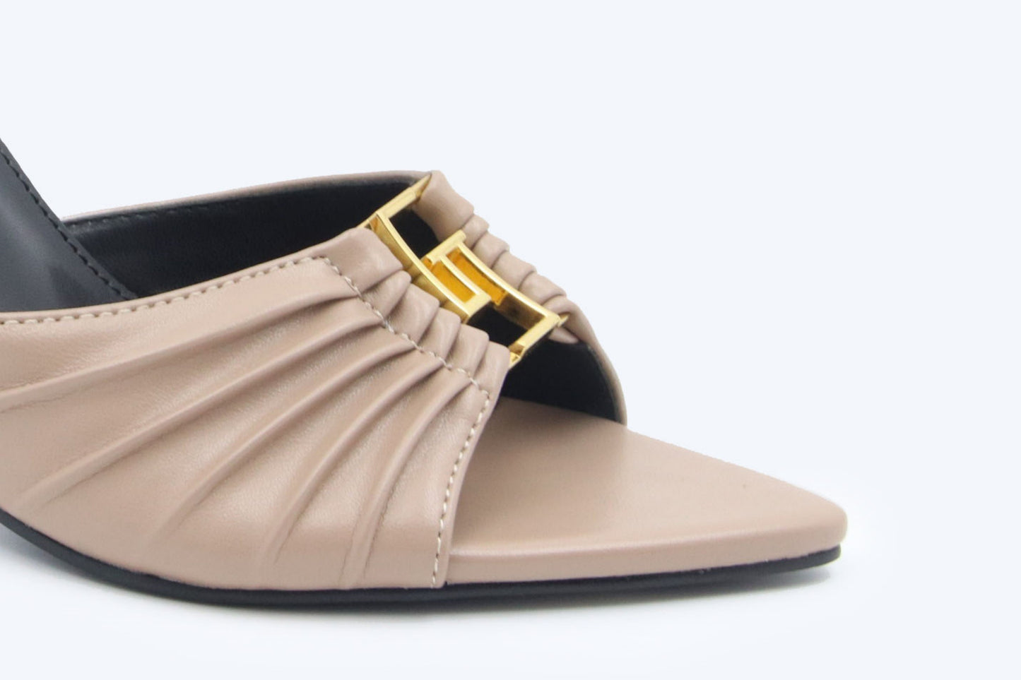 Nude Shine Charm Sandal