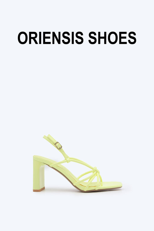 Yellow Glitter Gleam Heel