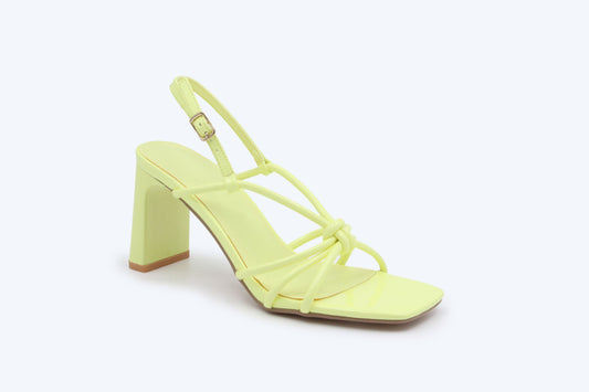 Yellow Glitter Gleam Heel