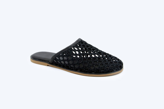 Black Zetta Walk Flat