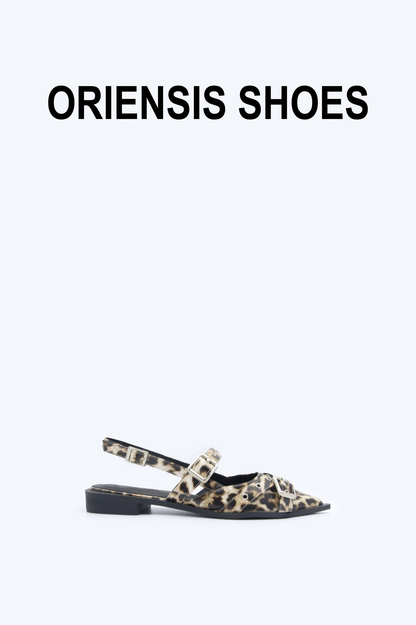 Leopard Rebel Buckle Flat