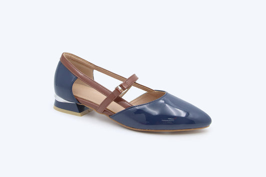 Blue Livia Glide Heel